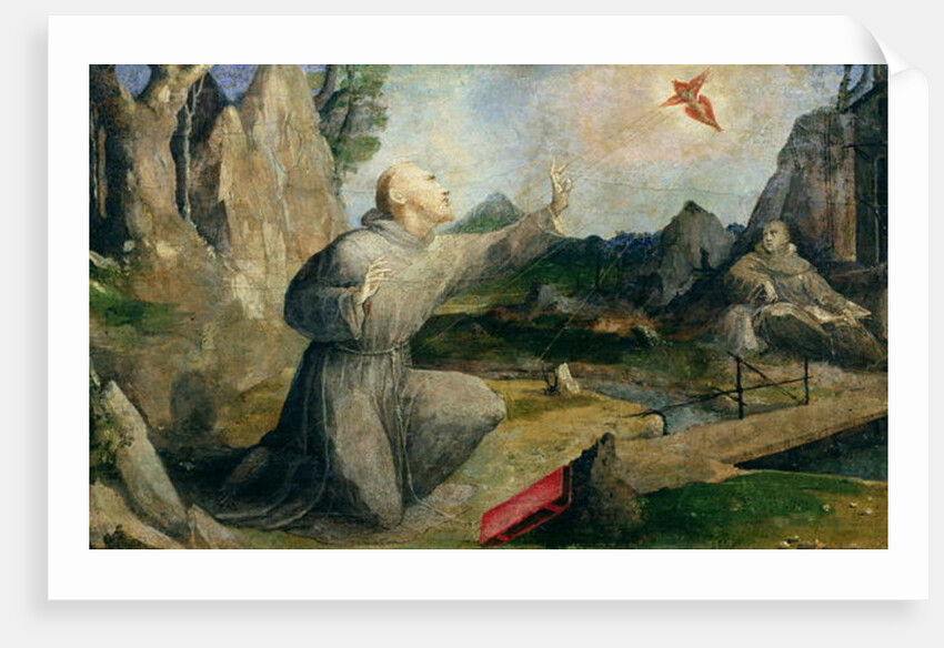 St. Francis of Assisi Receiving the Stigmata, 1537 by Domenico Beccafumi