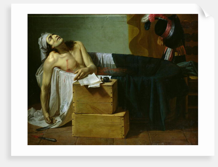 The Death of Marat, 1793 by Joseph Roques