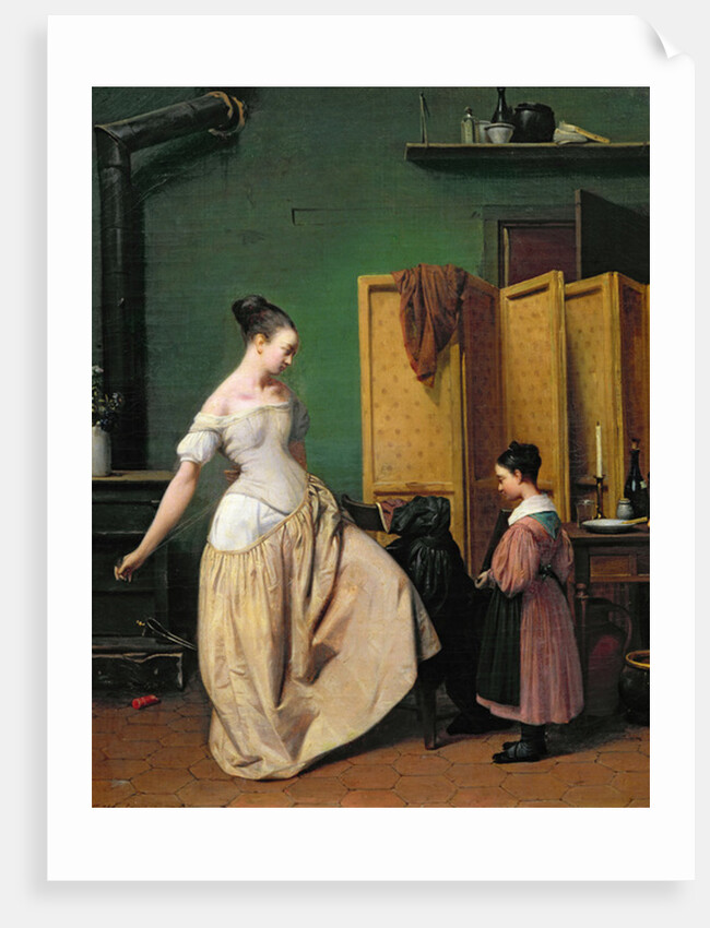 Woman at her Toilet, 1835 by Ferdinand Wachsmuth