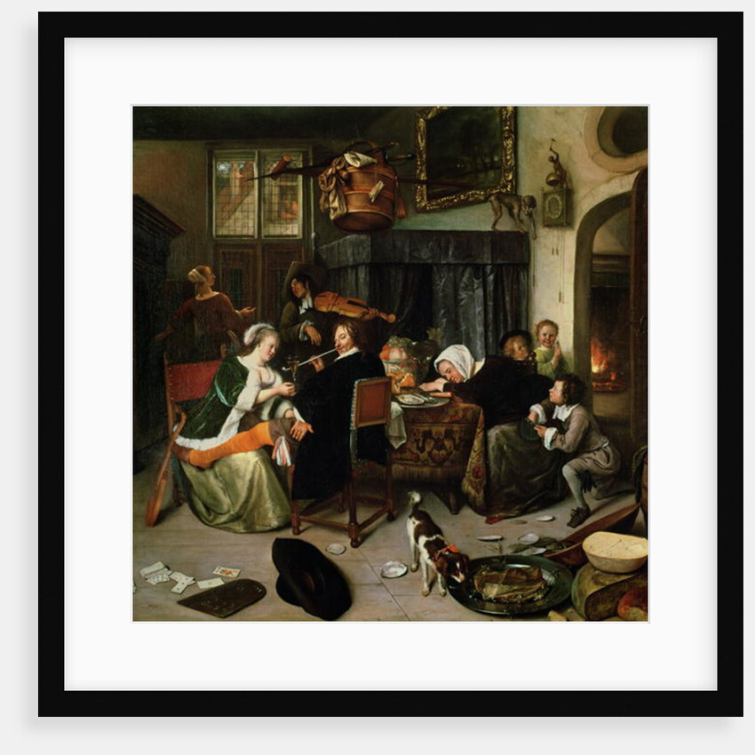 The Dissolute Household, 1668 by Jan Havicksz. Steen