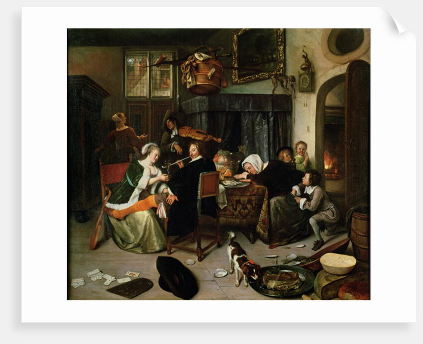 The Dissolute Household, 1668 by Jan Havicksz. Steen