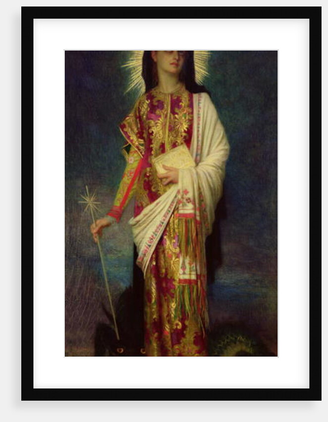 St. Margaret Slaying the Dragon by Antoine Auguste Ernest Herbert or Hebert