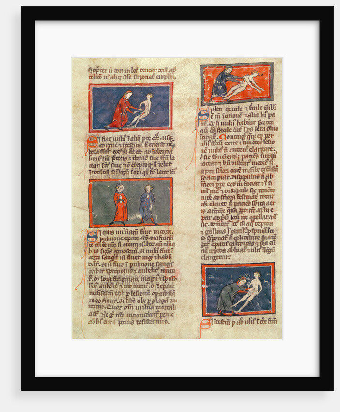 Ms H 89 fol.21v Anatomical figures by French School