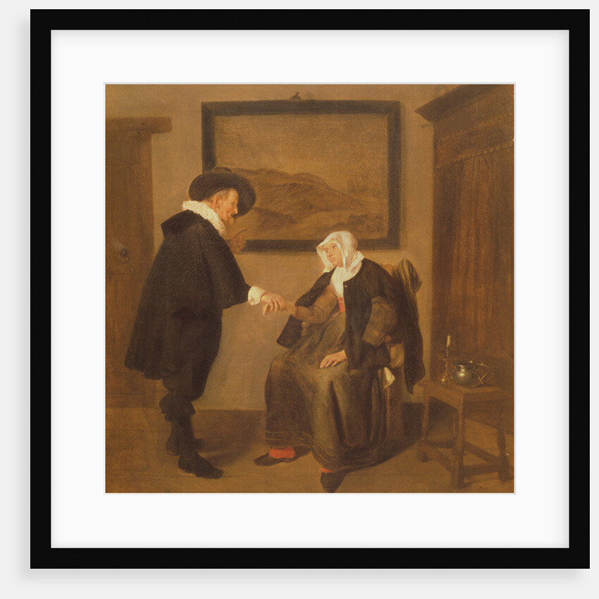 The Consultation, c.1655 by Quiringh Gerritsz. van Brekelenkam