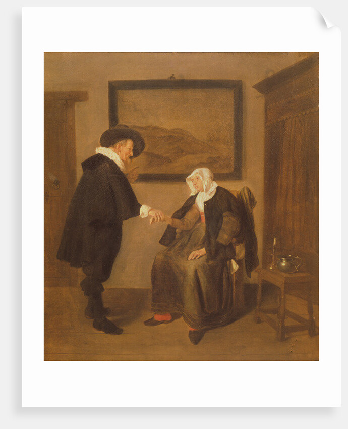 The Consultation, c.1655 by Quiringh Gerritsz. van Brekelenkam