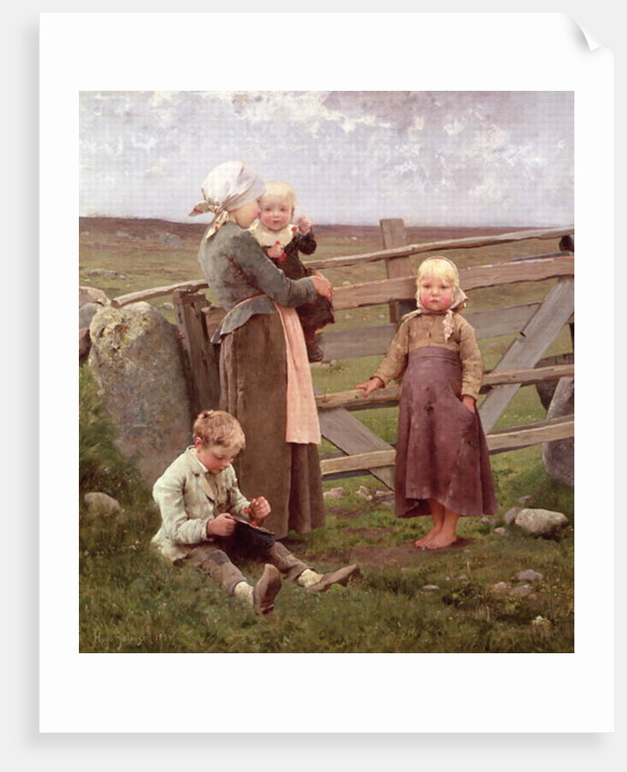 The Dalby Gate, Skane, 1884 by Hugo Salmson