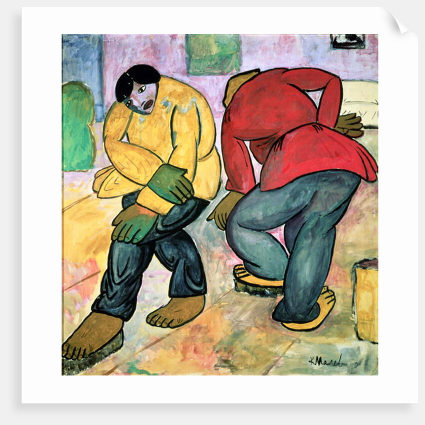 The Floor Polishers, 1911 by Kazimir Severinovich Malevich
