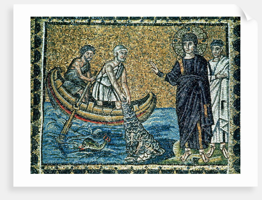 St. Andrew and St. Peter Responding to the Call of Jesus, from the main nave by Byzantine School