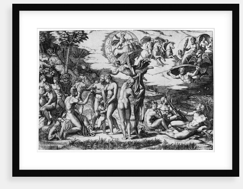 The Judgement of Paris by Marcantonio Raimondi