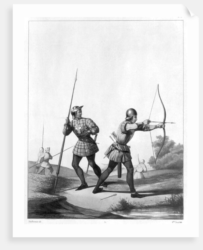 Free archers during the reign of Louis XI by French School