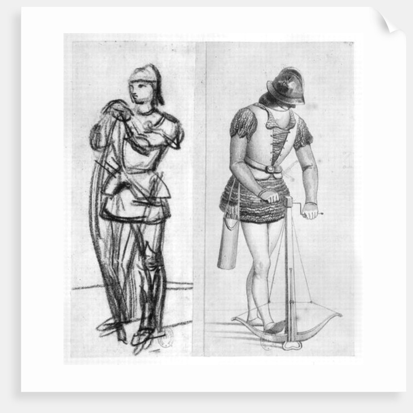 Archer and crossbowman during the reign of Louis XI by French School