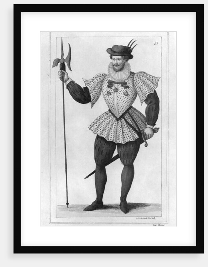Guard of the provostship of Paris during the reign of Henri III by Alexandre Massard