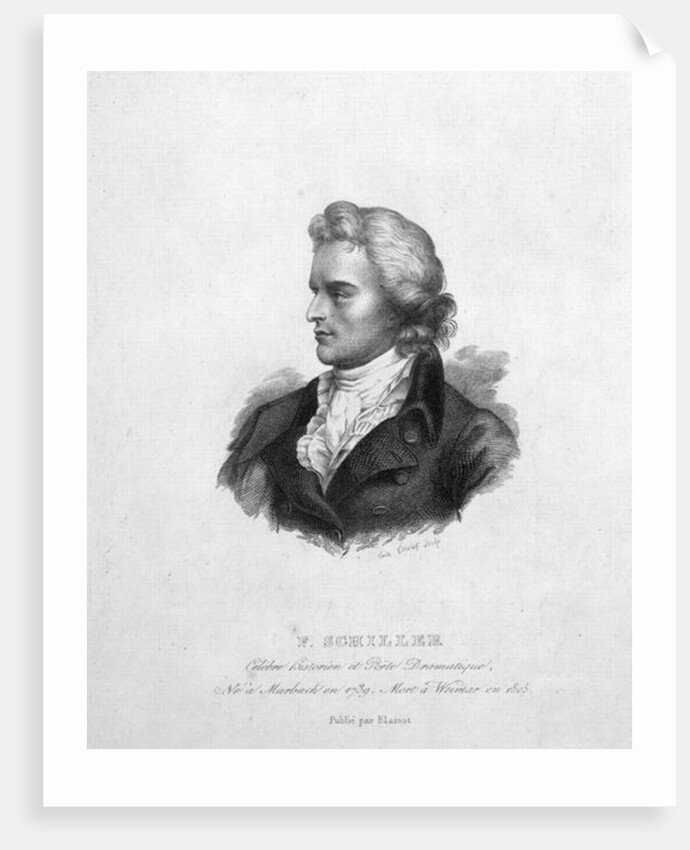 Friedrich Schiller by Emile Giroux