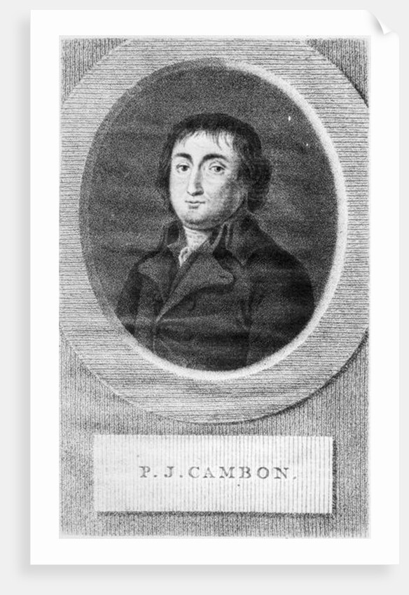 Portrait of Pierre Joseph Cambon by Lambertus Antonius Claessens