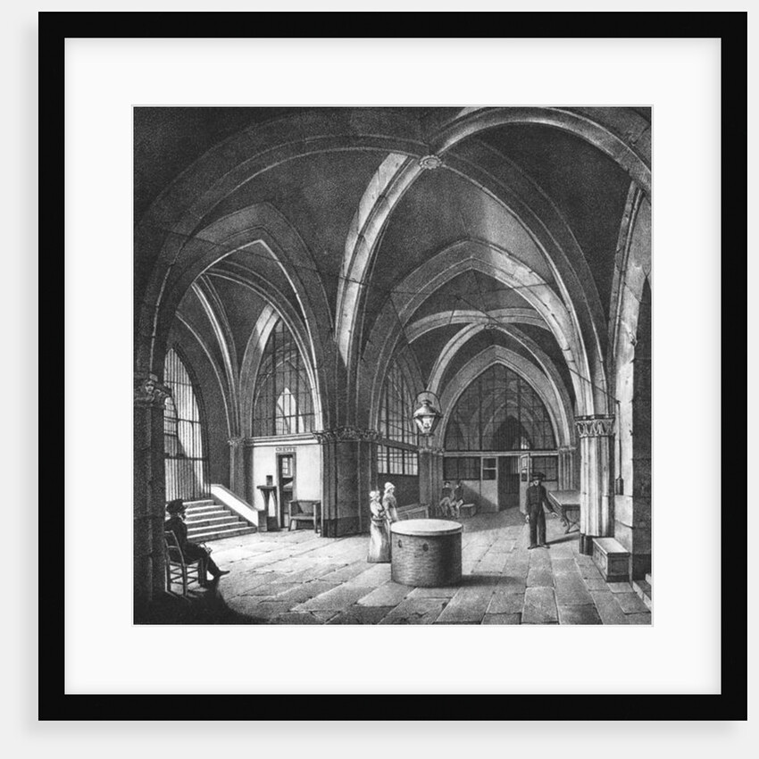Interior view of the entrance room at the Conciergerie Prison by Collard
