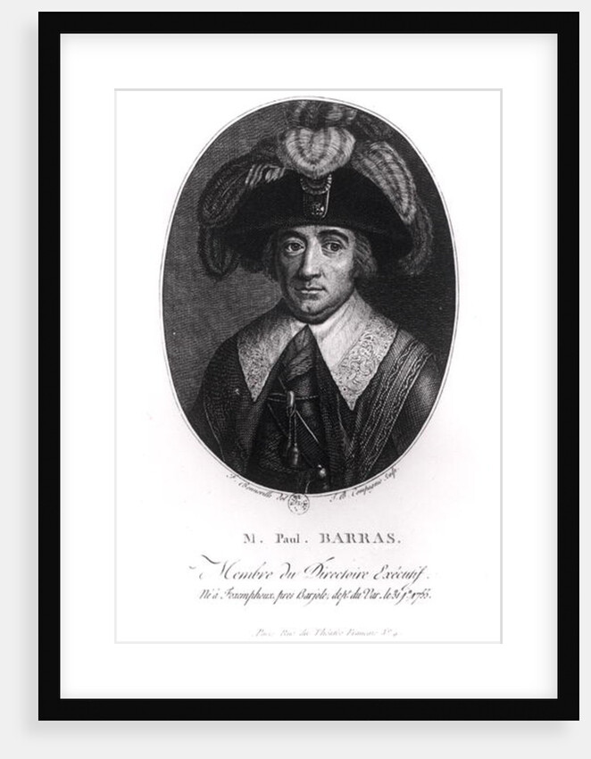 Paul Francois Jean Nicolas Vicomte de Barras by Francois Bonneville