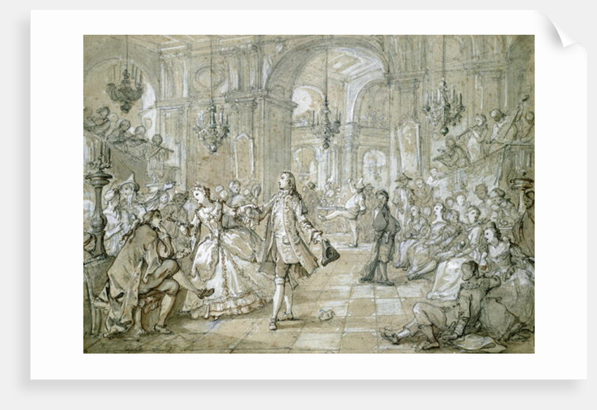 A Masquerade Ball by Charles Joseph Natoire