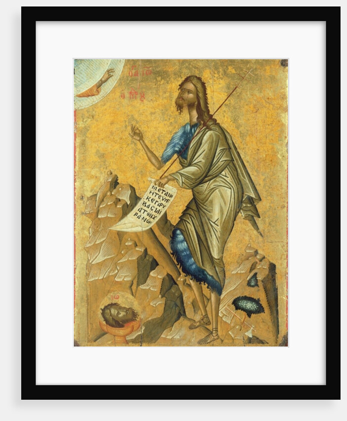 St. John the Baptist, c.1500 by School Cretan