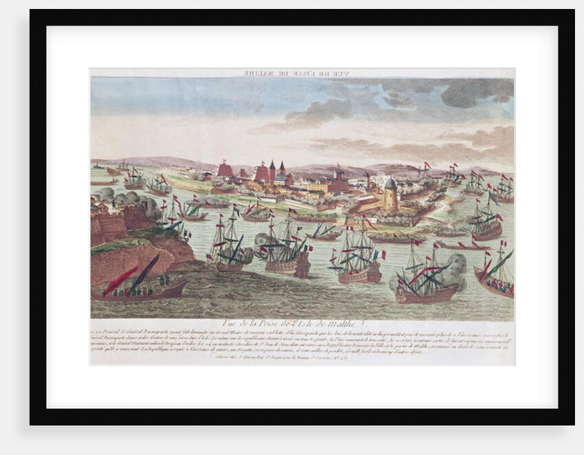 The Siege of Malta, 12th June 1798 by French School
