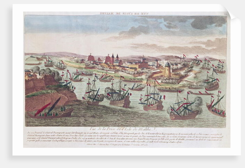 The Siege of Malta, 12th June 1798 by French School