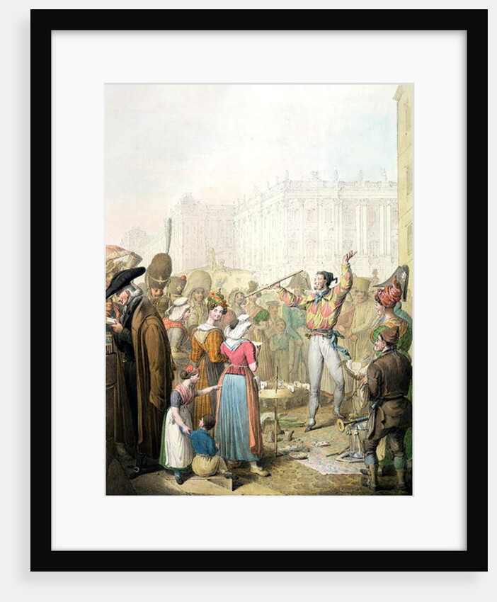 The Quai d'Ecole, Paris, 1831 by Georg Emanuel Opitz