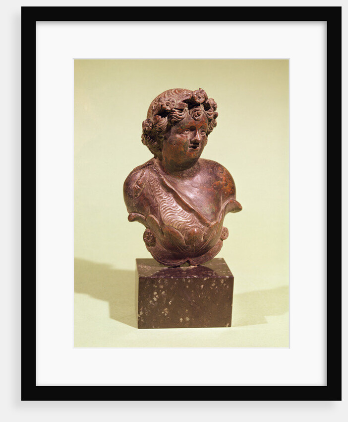 Bust of Bacchus, ornament from a bed by Roman Roman