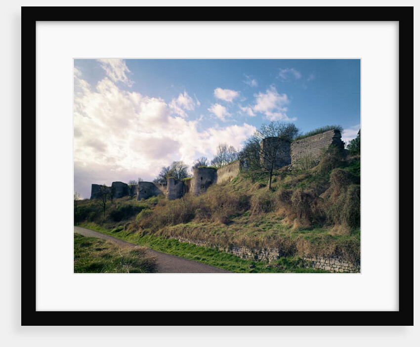 View of the fortifications by French School
