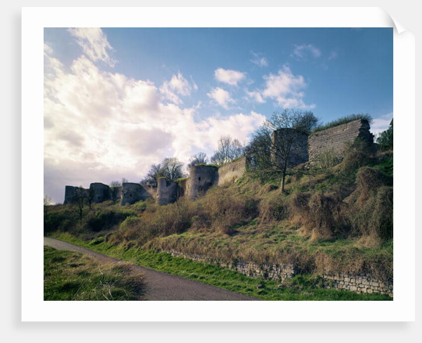 View of the fortifications by French School