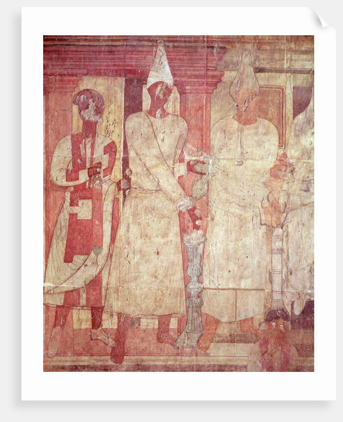 Scene of a sacrifice by Conon and his family by Syrian