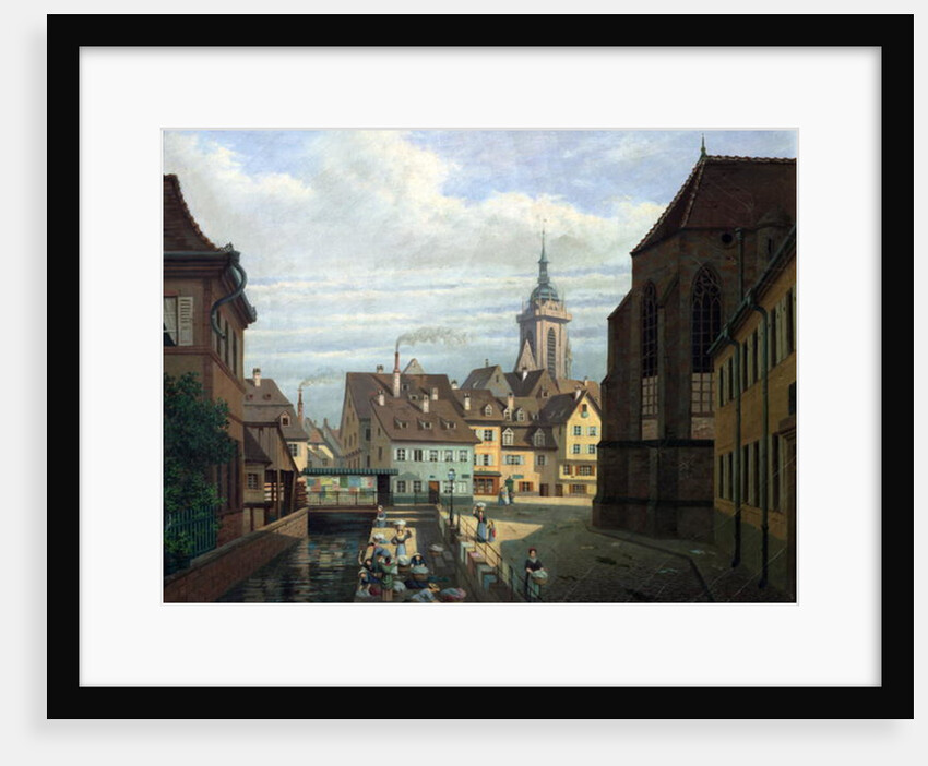 Dominicans Square, Colmar, 1876 by Michel Hertrich