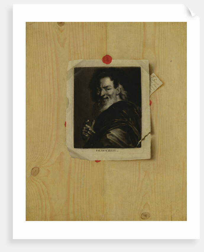 Trompe l'Oeil, Democritus by Gaspard or Gabriel Gresely