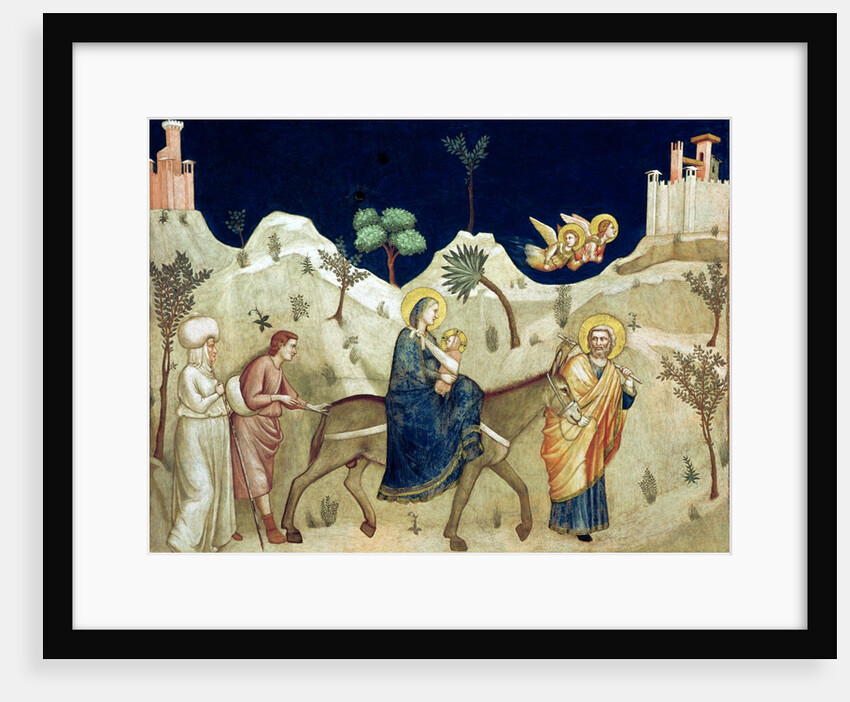 The Flight into Egypt, c.1305 by Ambrogio Bondone Giotto