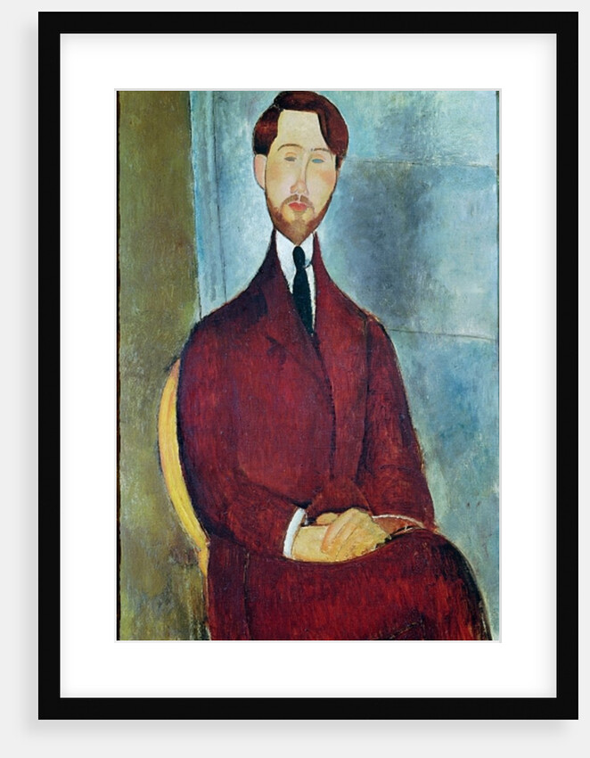Leopold Zborowski, 1917 by Amedeo Modigliani