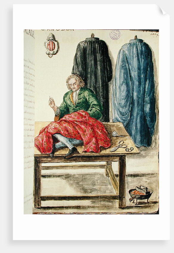 A Venetian Tailor by Jan van Grevenbroeck