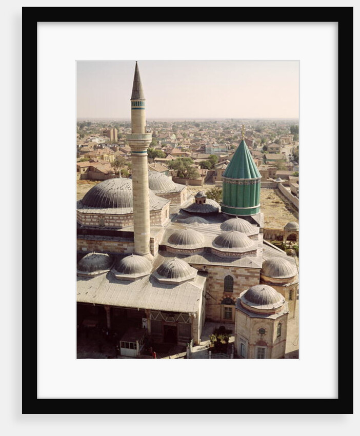 Aerial view of the Mevlana Tekke Konya, Turkey by Anonymous