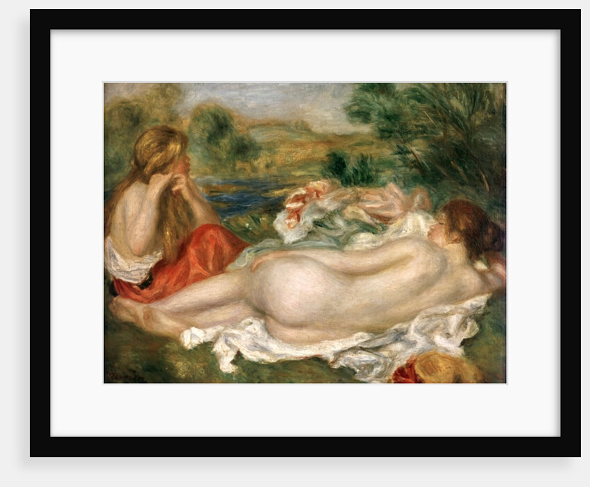 Two Bathers, 1896 by Pierre Auguste Renoir