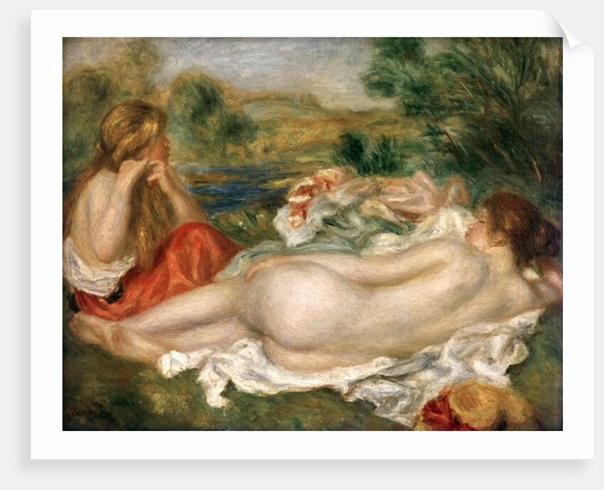 Two Bathers, 1896 by Pierre Auguste Renoir
