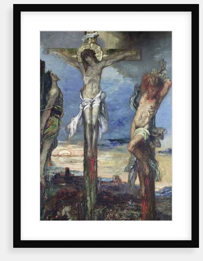 Christ between the Two Thieves, c.1870 by Gustave Moreau