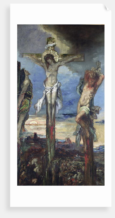 Christ between the Two Thieves, c.1870 by Gustave Moreau