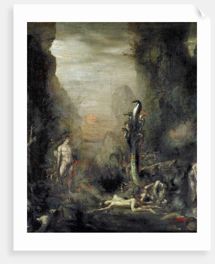 Hercules and the Lernaean Hydra, after Gustave Moreau, c.1876 by Narcisse Berchere