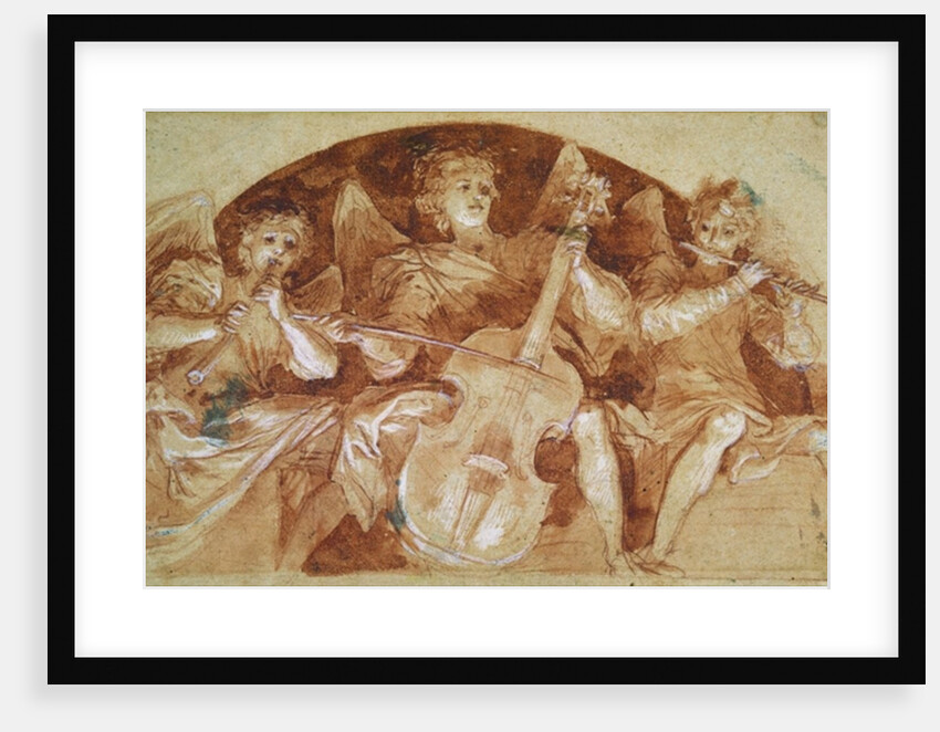 Three Angel Musicians by Baldassare Franceschini