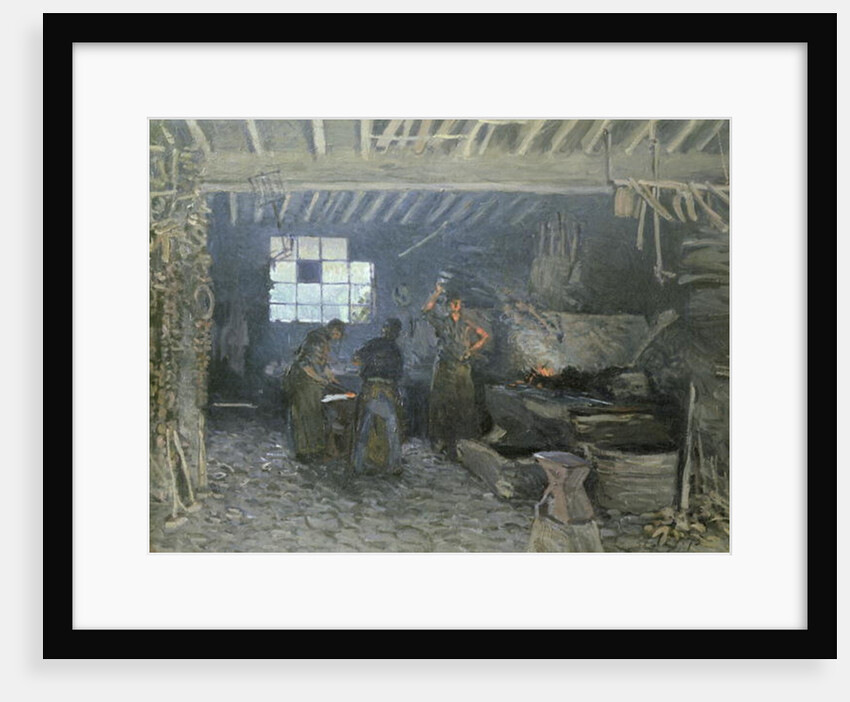 The Forge at Marly-le-Roi, Yvelines, 1875 by Alfred Sisley