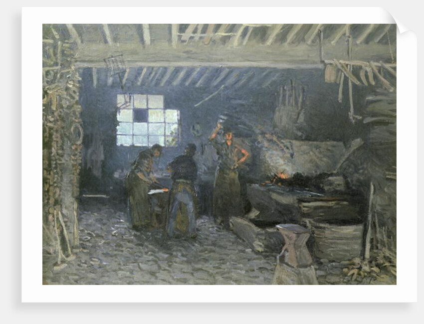 The Forge at Marly-le-Roi, Yvelines, 1875 by Alfred Sisley