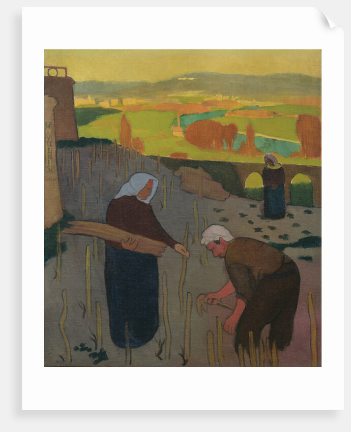 Memory of Evening II or, The Vineyard at Le Pecq, 1890 by Maurice Denis