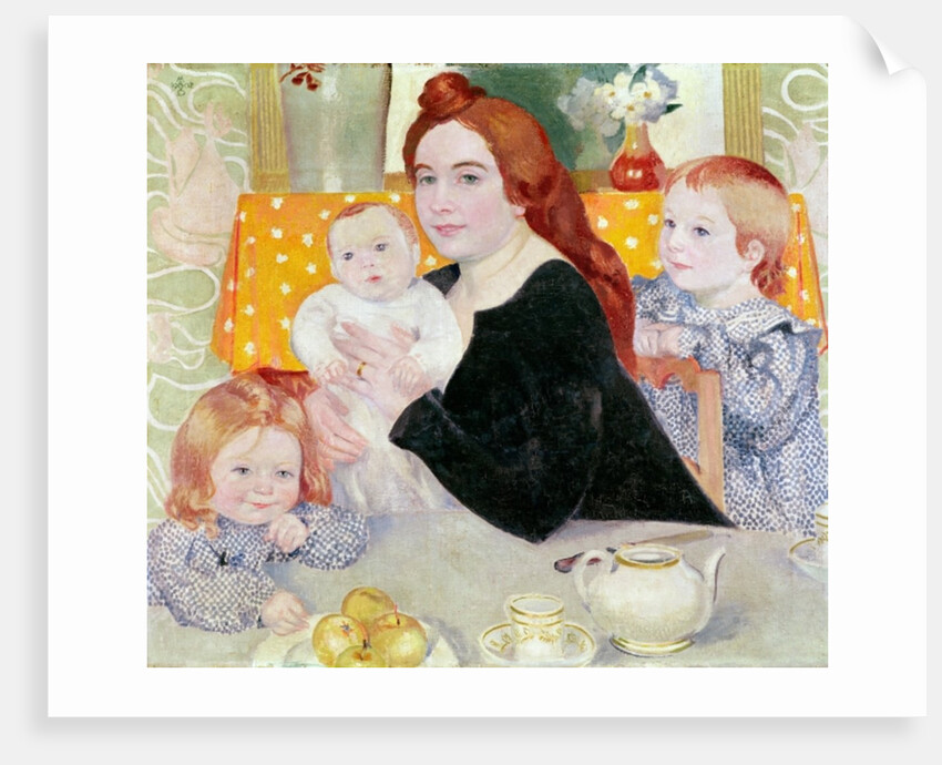 Large Family Portrait in Blue and Yellow, 1902 by Maurice Denis