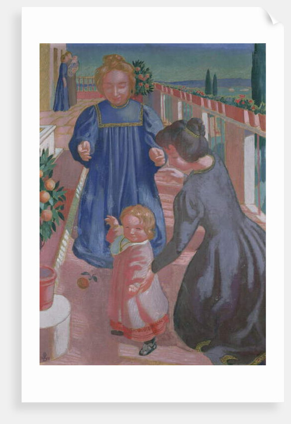 The First Steps on the Terrace at Fiesole, 1898 by Maurice Denis