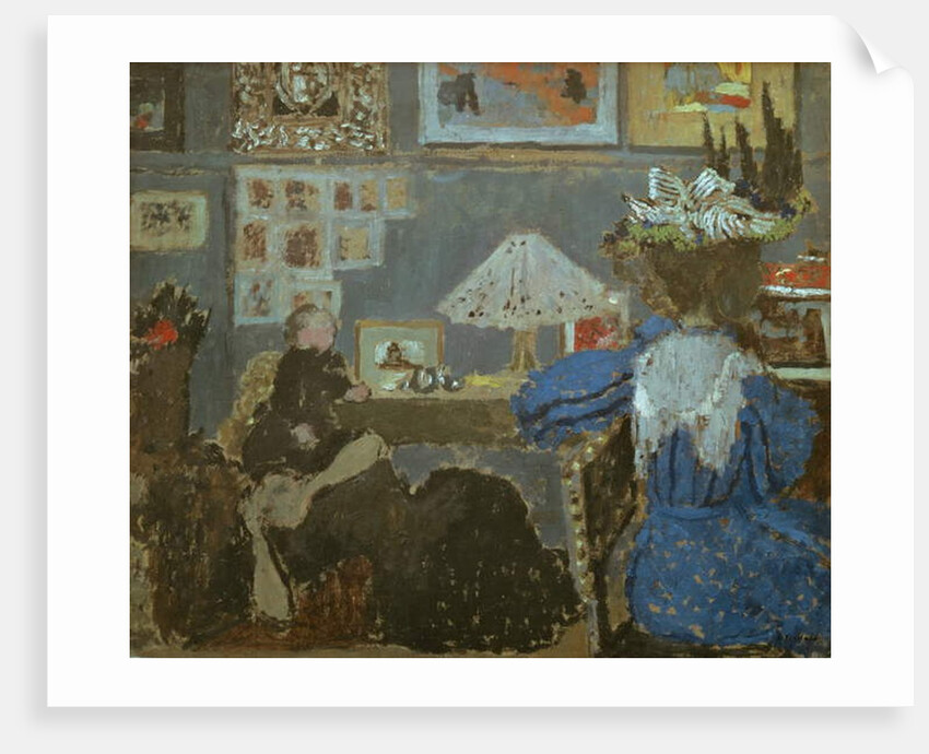 The Woman in Blue, 1890 by Edouard Vuillard
