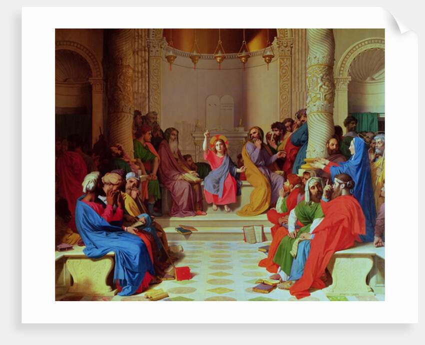 Jesus Among the Doctors, 1862 by Jean Auguste Dominique Ingres