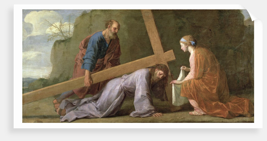Jesus carrying his cross, c.1651 by Eustache Le Sueur