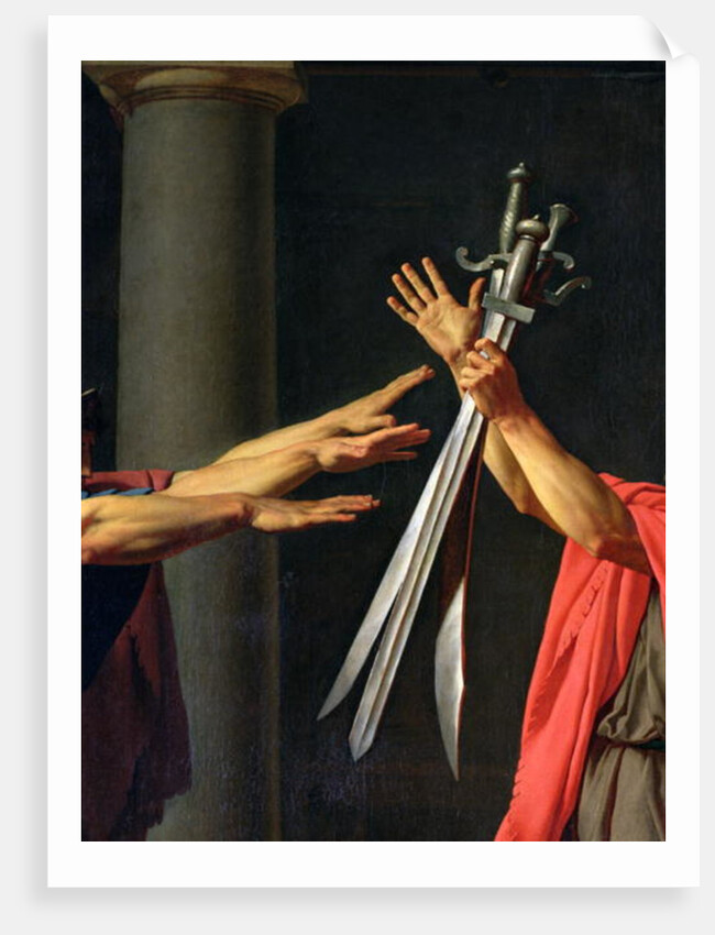 The Oath of Horatii, 1784 by Jacques Louis David